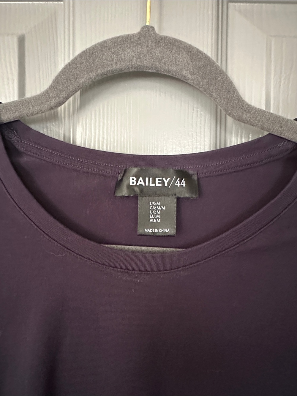 Bailey 44 Navy Short Sleeve Ruffle Tiered Top - Picture 3 of 4